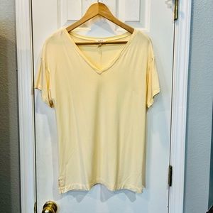 Loft Outlet oversized yellow short sleeve tee.  Size S.